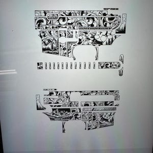 Ar15 hunting scroll for laser