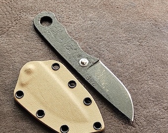 Reclaimed Steel Handforged RLPs: Sheath Included