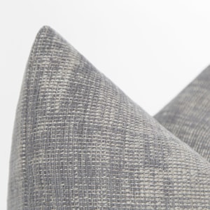 Copricuscino grigio intrecciato, cuscino da esterno grigio, copricuscino grigio testurizzato, tessuto spesso e morbido boho, federa europea grigia, dimensioni personalizzate