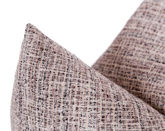 Boho Woven Pillow Cover, Multicolour Euro Sham, Cushion Cover for Livingroom, Boho Design Cushioncase, Neutral Throw Pillow, Custom Size