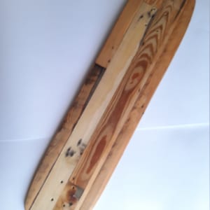 Reclaimed wooden Longboard deck