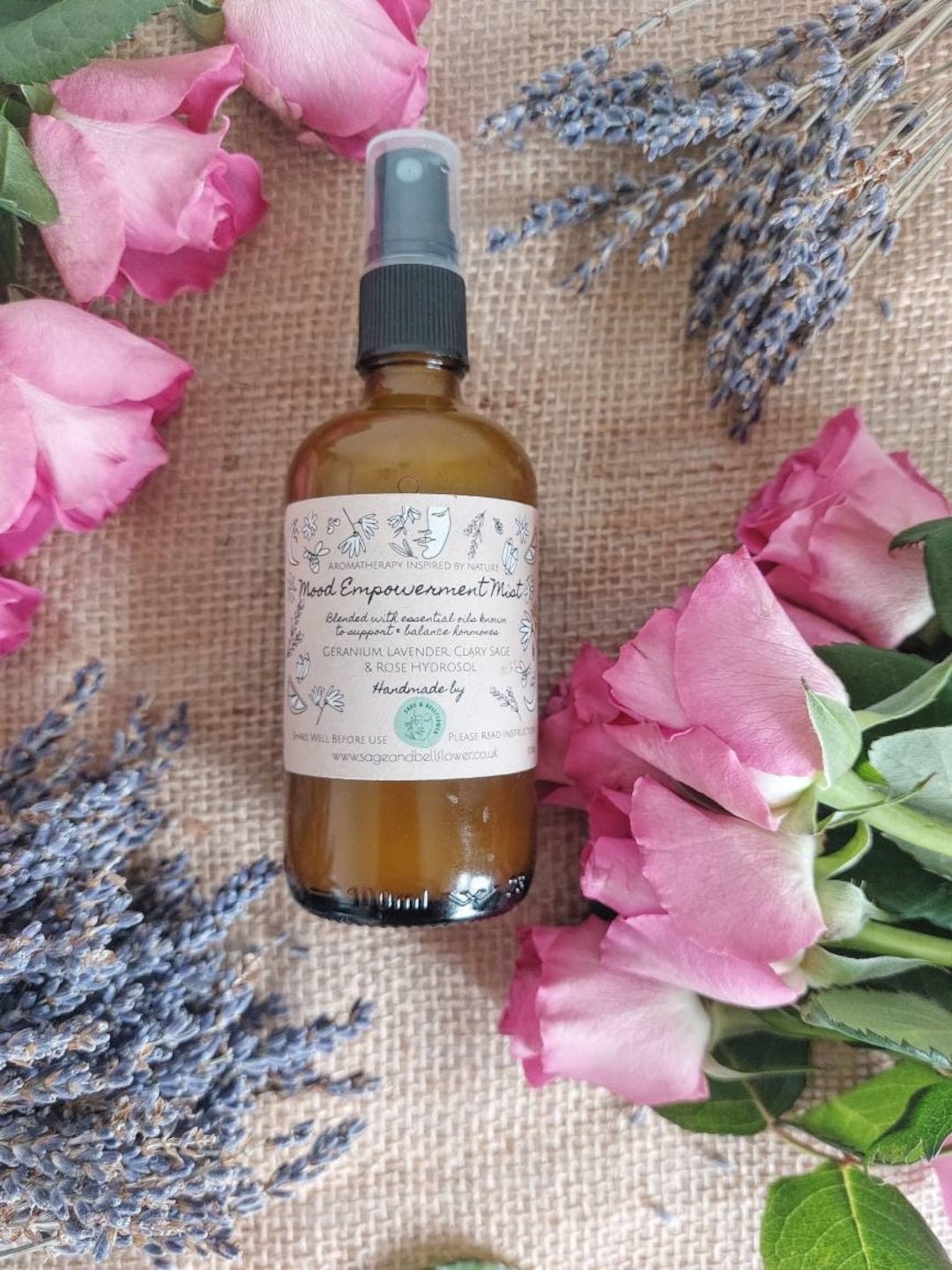 Mood Empowerment Mist, Cooling Spray, Perimenopause, Balance Hormones