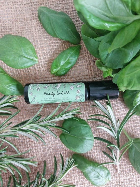 Ready to Roll, Relief Roller, Menopause, Perimenopause, Brain Fog,  Hormone Balance, Roll on Essential Oil, Rosemary, Basil