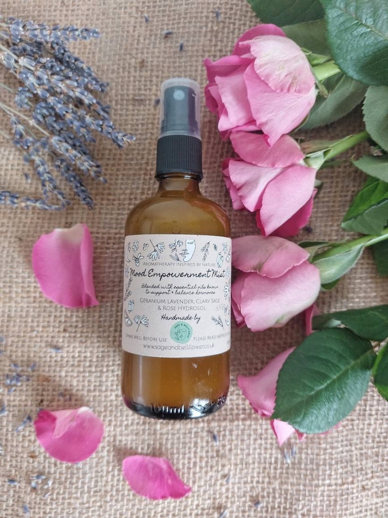 Mood Empowerment Mist, Cooling Spray, Perimenopause, Balance Hormones, Hot Flushes, Menopause Survival, PMS Relief, Menopause relief image 3