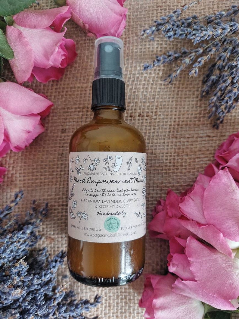 Mood Empowerment Mist, Cooling Spray, Perimenopause, Balance Hormones, Hot Flushes, Menopause Survival, PMS Relief, Menopause relief image 5