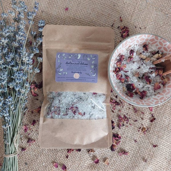 Botanical Bath Salts - Etsy UK