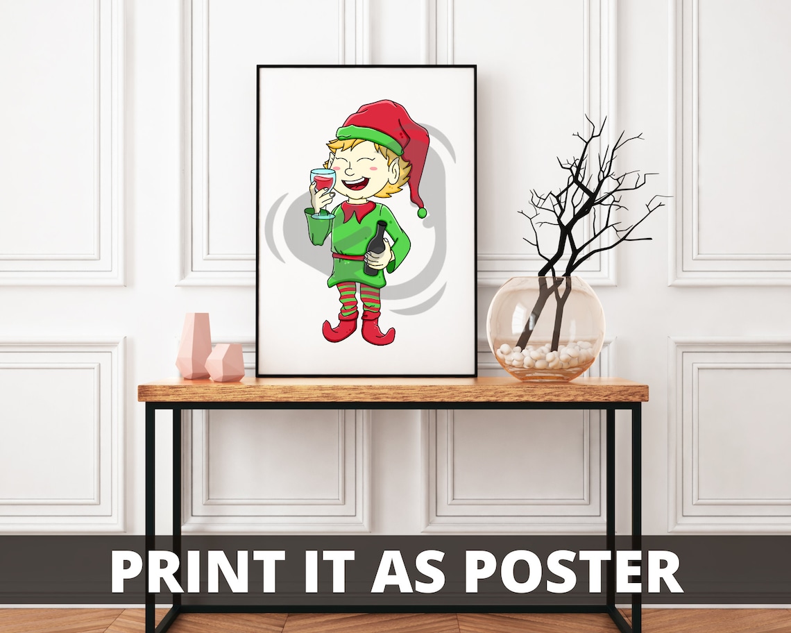 X-mas Elf Clipart, Naughty Elves SVG, Christmas PNG File for ...