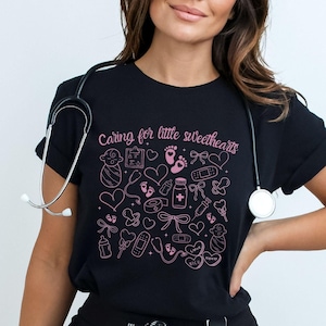 NICU Valentine Shirt for Work, Neonatal Nurse tshirt, NICU Nurse Valentine&#39;s Day Shirt, Neonatal ICU Nurse Gift for Coworker, Nicu Crew Tee