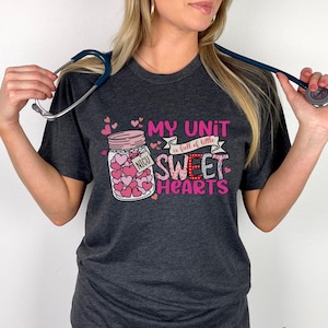 NICU Valentine Shirt for Work, Neonatal Nurse tshirt, NICU Nurse Valentine&#39;s Day Shirt, Neonatal ICU Nurse Gift for Coworker, Nicu Crew Tee