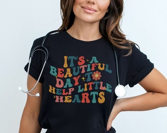 PCICU Nurse shirt, Cute Peds Cardiac ICU Nurse tshirt for work, Pediatric Cardiac Intensive Care Unit, Pediatric NP Appreciation Grad Gift