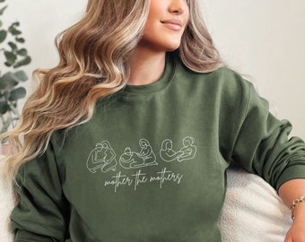 Doula Sweatshirt, Birth Worker Sweatshirt, Birth Doula Crewneck, Birth Coach Sweater, Thank You Gift for Doula, Future Midwife Sweatshirt