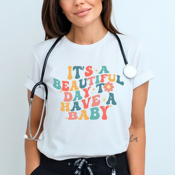 Labor and Delivery Nurse Shirt for Work, Future OB Nurse Shirt, Midwife Tshirt, Retro L and D T-Shirt, Graduation Gift for New L&D Nurse