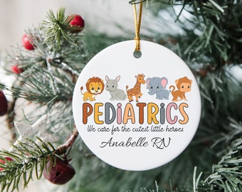 Pediatric Nurse Ornament, Peds Nurse Ornament, Pediatric Nurse Gift, Personalized Grad Gift for New Pediatric Nurse, Nursing Student Gift