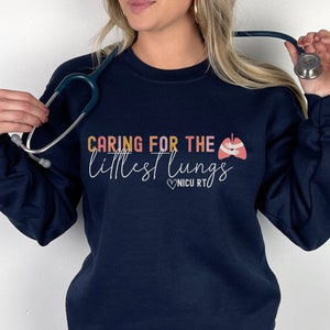 NICU Respiratory Therapist crewneck sweatshirt, Nicu RT shirt, Respiratory Therapy Graduation Gift for Future RRT,Rt Sweater,Rt Appreciation