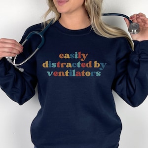 Respiratory Therapist crewneck sweatshirt, Funny RT sweater, Nicu RT Sweatshirt, Respiratory Therapy Graduation Gift for Future RRT