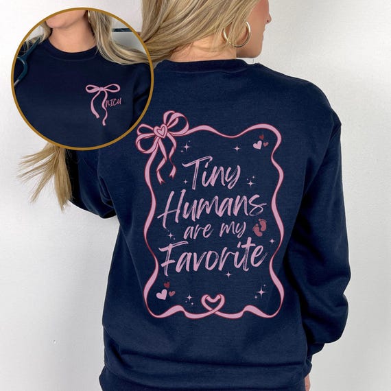 Coquette NICU Sweatshirt, Neonatal ICU Nurse Sweatshirt, Minimalist Baby Nurse Crewneck, Graduation Gift for Neonatal Nurse Practitioner