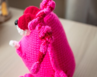 Jouet doux, jouet au crochet, jouet pour enfant, Amigurumi, animal en peluche, jouet d'anniversaire, jouet de Noël, jouet de Noël