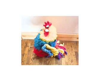 Digital Crochet Pattern, Mama Rooster Crochet, Rooster Pattern, DIY Rooster, Crochet Bird, Farmyard Decor, Instant Download