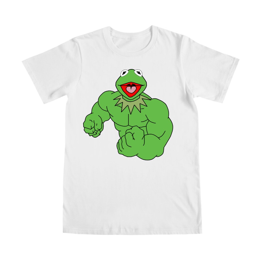 Kermit the Frog PNG Kermit Muscle Frog Kermit Buff Kermit Etsy