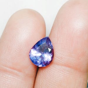 Alexandrita Multicolorida com Mudança de Cor Alexandrita de Qualidade Solta Facetada Pera Lapidada 6×4 a 10×12 MM Tamanho do Anel Pingente Pedra Polida Feita à Mão