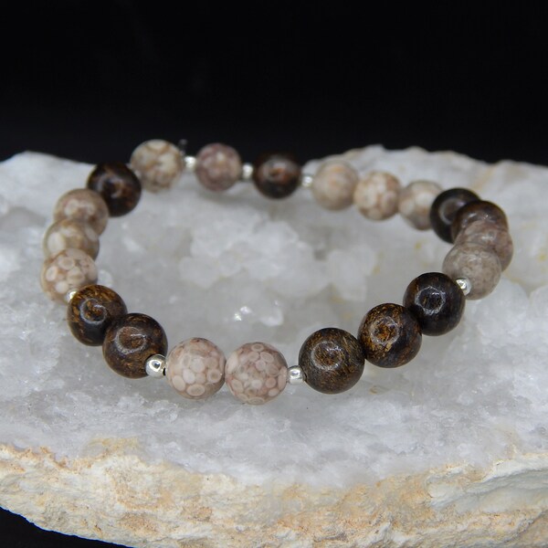 Bracelet Maifanite - Bronzite