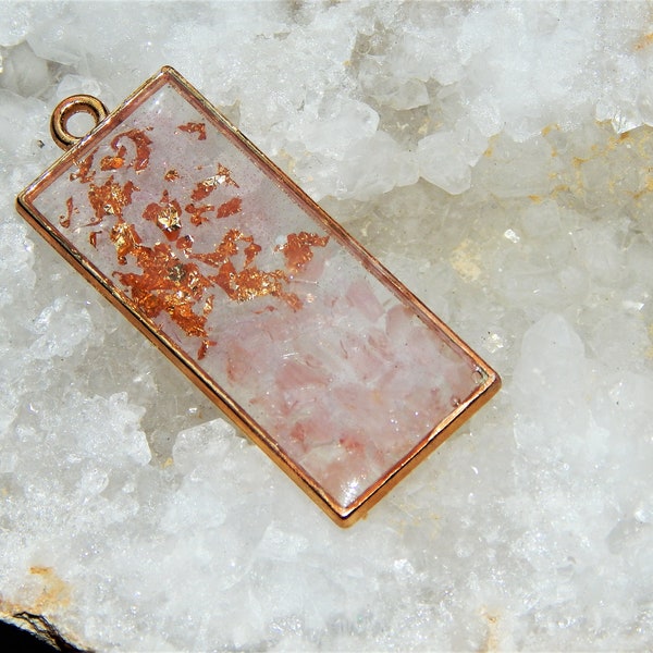 Pendentif Orgonite Quartz rose