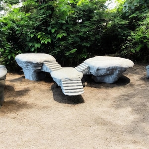 3-Step Reptile Ledge – 3D Gedrucktes Kletter-Dekor für Geckos & Skinks