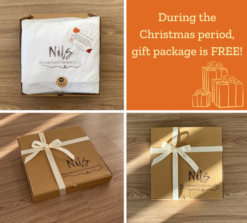 During the Christmas period, gift package is free