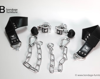 Slingfessel Set für unserer Erotik Möbel, Bondage Fesseln, Fesselspiele, Fesselset, PU Lederfessel, Gurtfessel, SM Möbel,