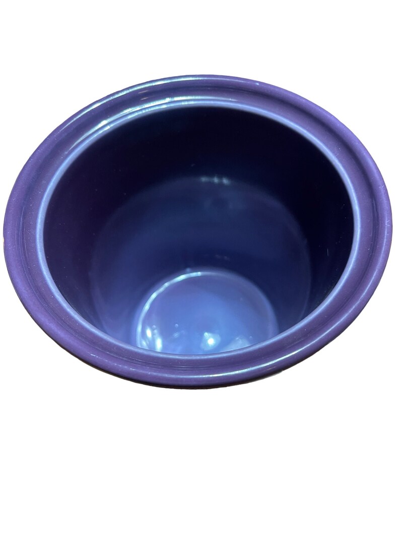 Fiesta Retired Dog Bone Treat Canister in Mulberry Medium Etsy