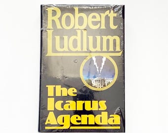1988 SEALED | The Icarus Agenda | By Robert Ludlum | NEW Hardcover