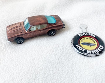 1968 Hot Wheels Redline Custom Barracuda – Copper Brown Sweet Sixteen Collectible