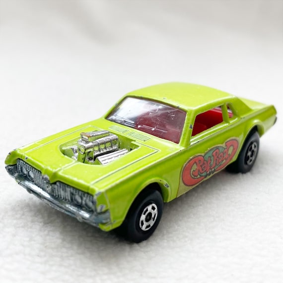 Vintage “MATCHBOX” Superfast Series Lesney 1970 No. 62 Mercury Cougar Rat Rod Made in England