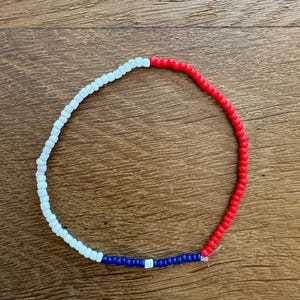Chili-vlaggenkralenarmband: custom country souvenir