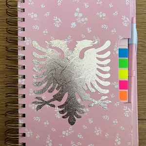Regalo personalizado albanés- Cuaderno personalizado A5