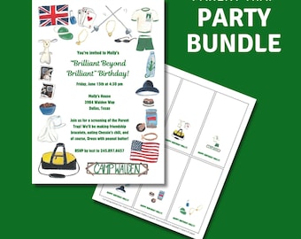 Parent Trap Party Invitation Bundle: Editable Canva Template (Digital Download)