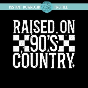 Décoré sur un fichier png de musique country des années 90, png de musique country, png occidental, fichier de sublimation de musique country des années 90