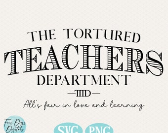 Département d&#39;enseignants torturés SVG PNG, SVG rapide, poètes torturés svg png, enseignant svg, enseignant drôle svg png