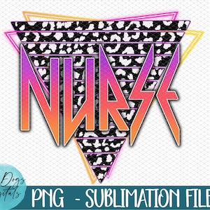PNG infermiera, sublimazione png infermiera retrò, PNG design t-shirt infermiera, png retrò infermiera stile 90, vita infermiera, file di sublimazione mamma shirt png