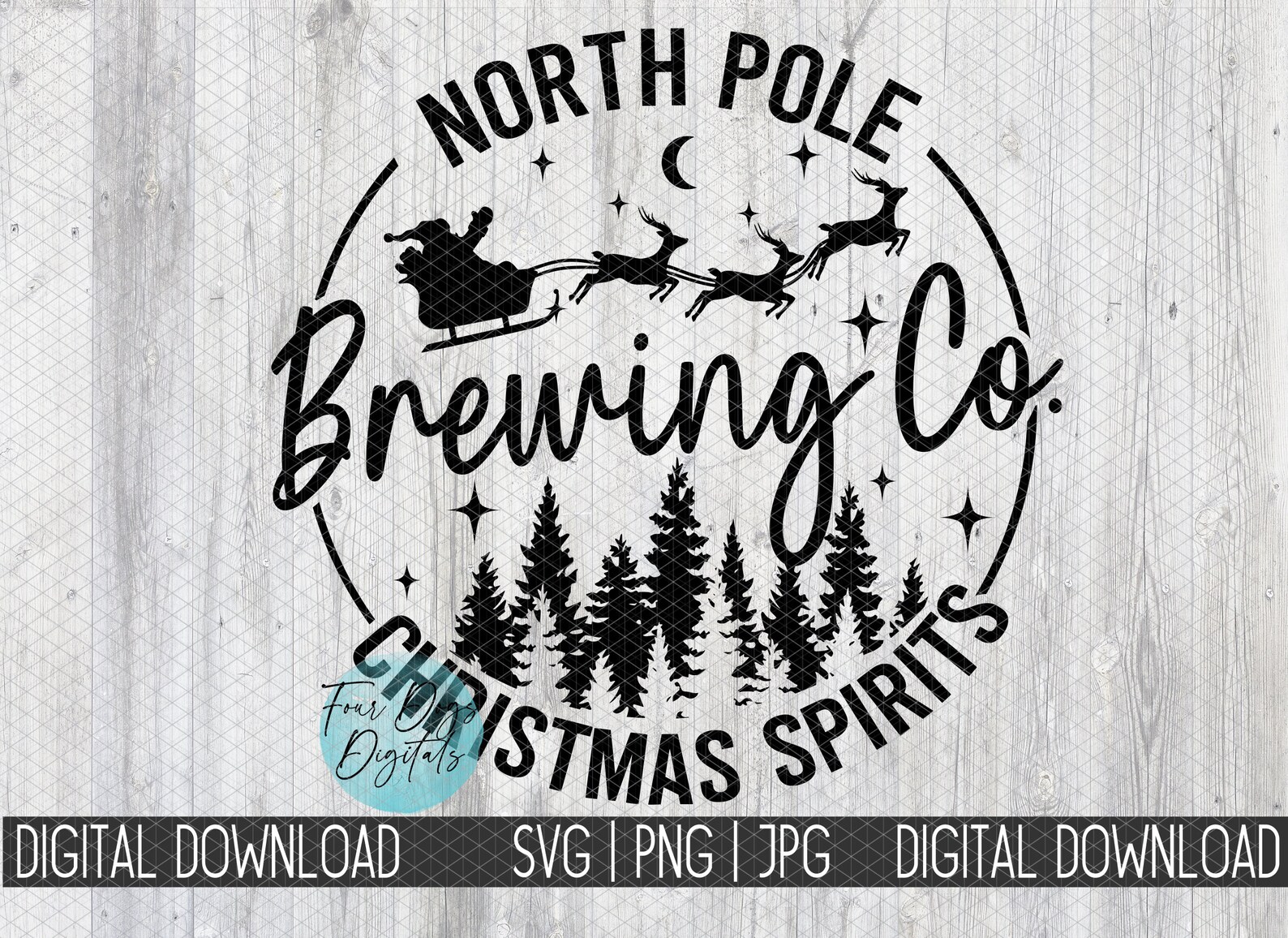 North Pole Brewing Co SVG Christmas Svg North Pole SVG - Etsy