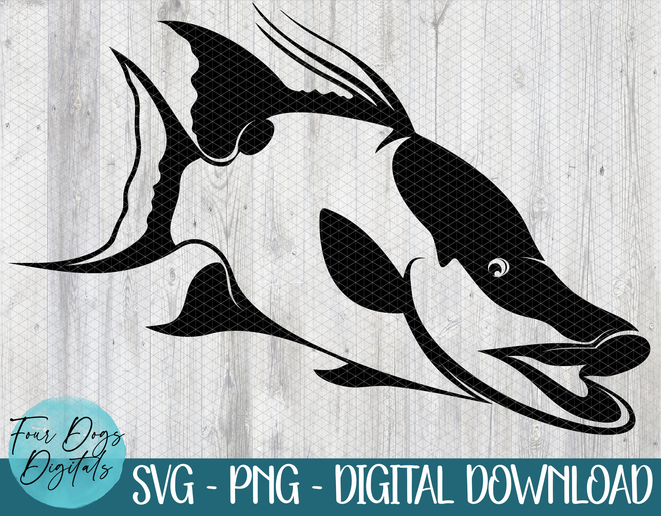 Hogfish SVG PNG Hog Fish Svg Offshore Fishing Svg Boat Svg Etsy