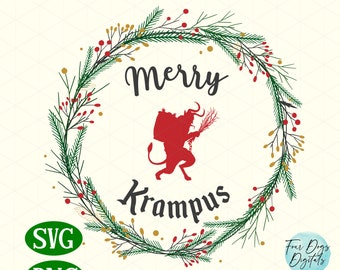 Krampus SVG, Merry Krampus Svg Png, Krampusnacht SVG png, Krampus PNG digital download