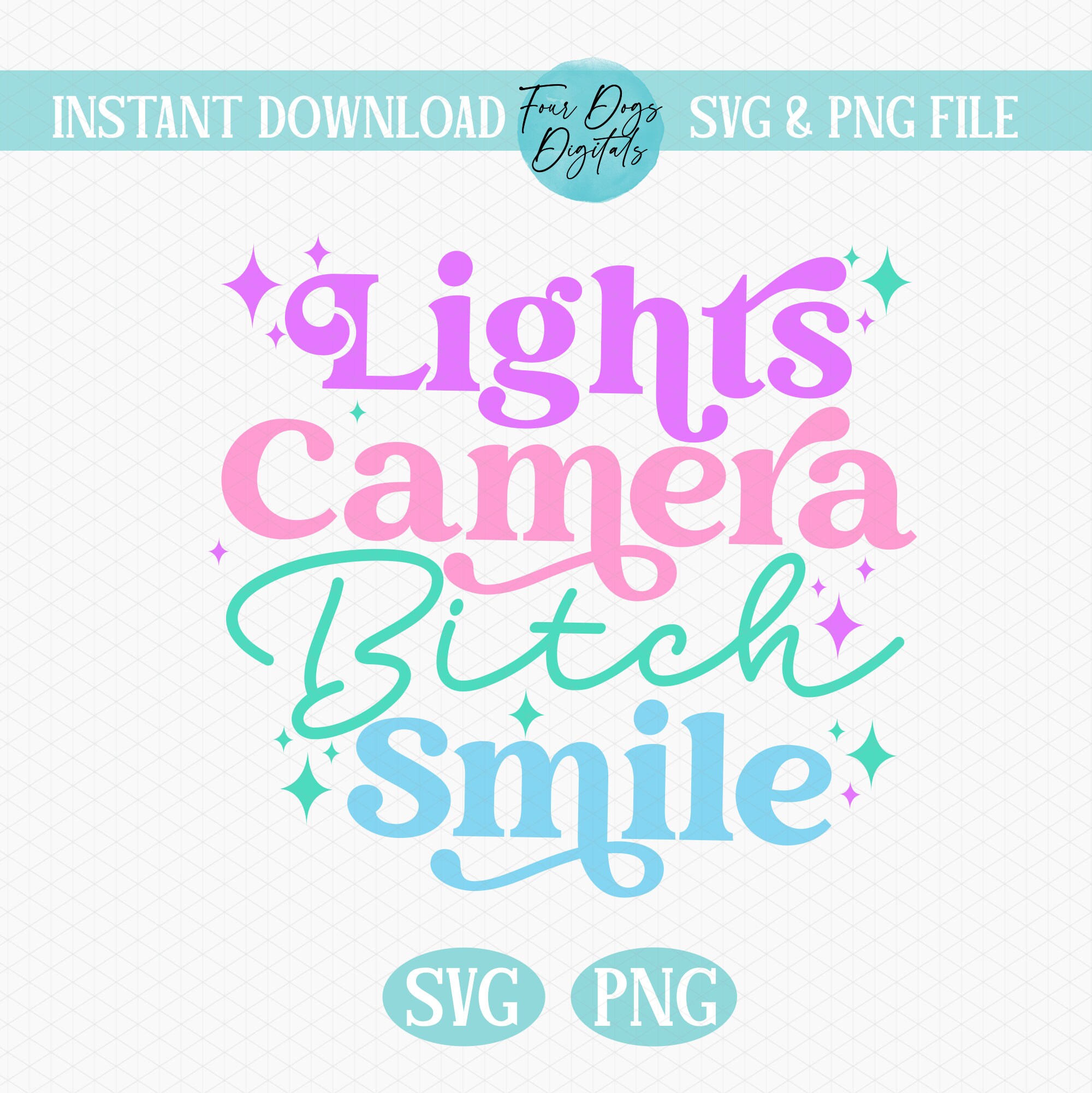 Lights Camera Bitch Smile SVG PNG, Swift SVG, Broken Heart Svg