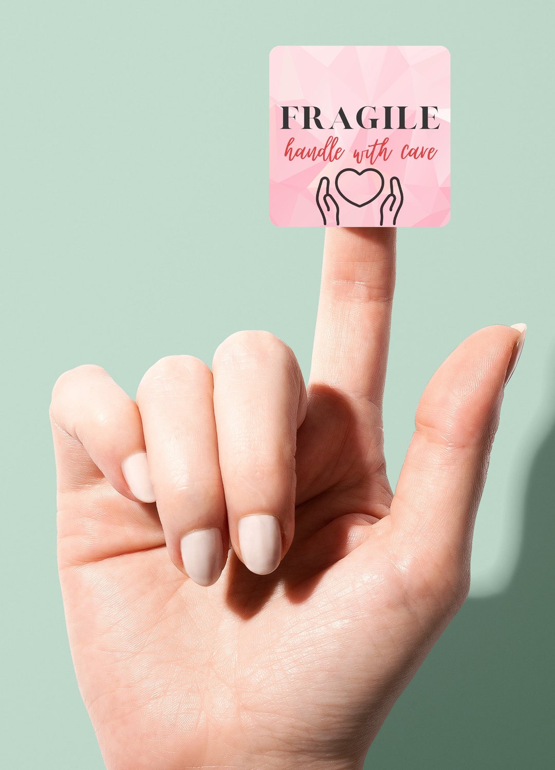 Fragile Handle With Care Stickers Packaging Stickers Small Business ...