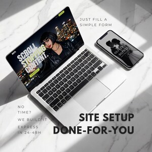 Done For You Canva Website Setup — Professional Site Build & Content Upload, 3-5 Day Turnaround — For One Day Web Studio Templates Only