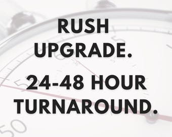 24-48 Hour Rush Delivery Upgrade — Skip the Queue — One Day Web Studio Priority Service — Must Purchase with the Done For You Setup Service