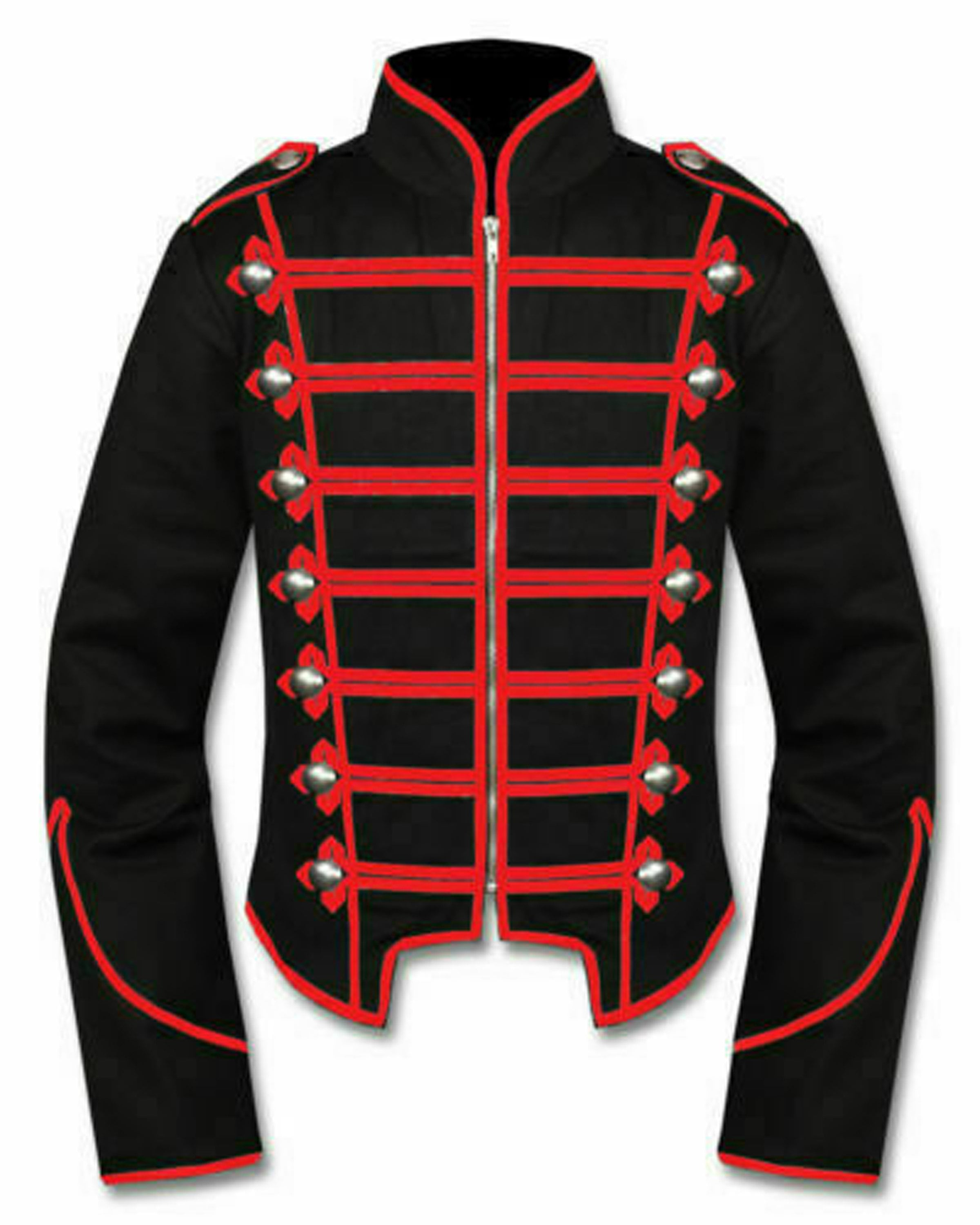  Ro Rox Men's Parade Jacket Marching Band Drummer Gothic  Tailcoat : Clothing, Shoes & Jewelry