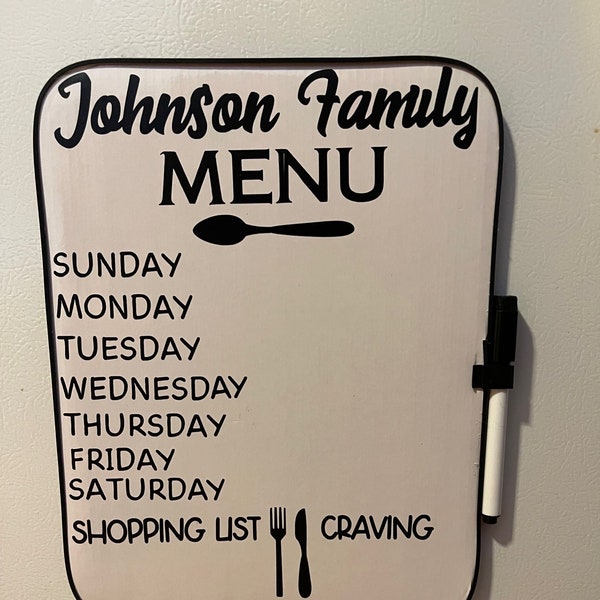 Menu Board Etsy