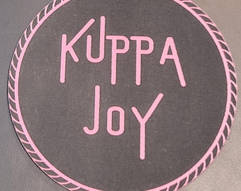 Kuppa Joy Leather Hat Patch – Round – Fun Gift