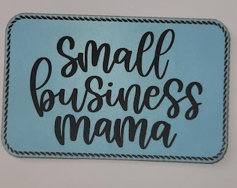 Small Business Mama Rectangle Hat Patch